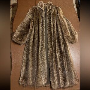 Chic Full Length Fur Coat